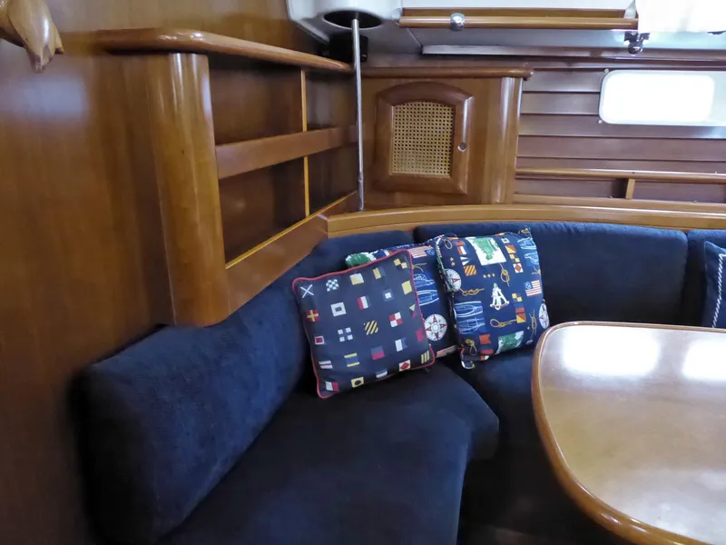 Storage above dinette
