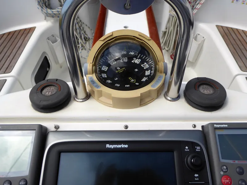 Helm mounted electric winch controls