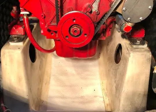 Super clean engine bilge