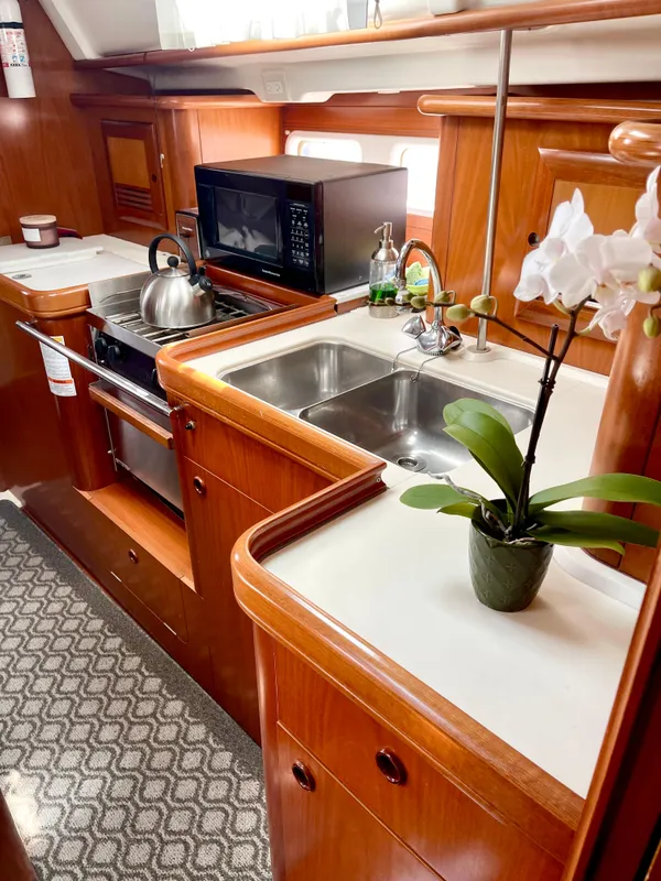 Spacious galley