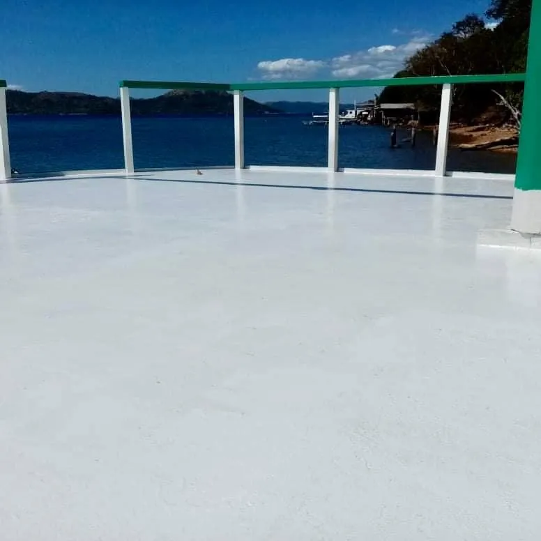 Top deck of a 2016 Phinisi Custom Pleasure Cruiser with ocean view.