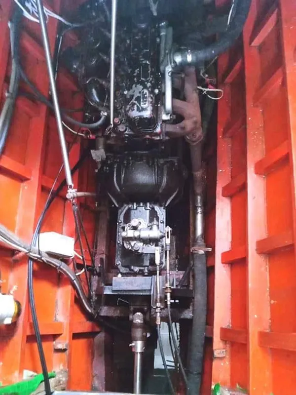 Engine room of a 2016 Phinisi Custom Pleasure Cruiser or Dive Boat.