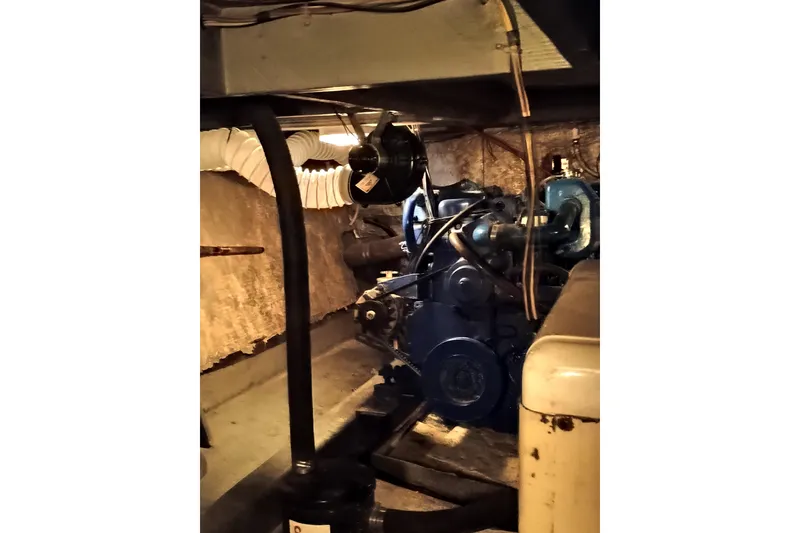 1978 Californian LRC engine room with visible machinery and piping.